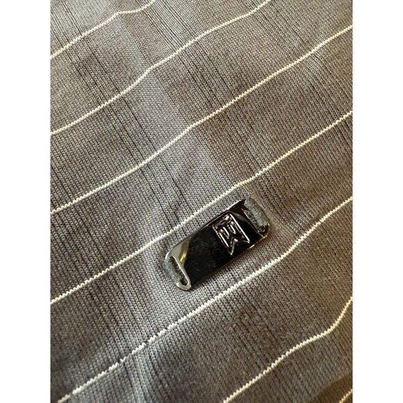 Nike Dri-Fit Tiger Woods Collection Golf Polo Men’s‎ XL 90s Y2K Gray TW Stripe - Picture 4 of 7